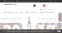 Desktop Screenshot of catandovino.com