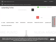 Tablet Screenshot of catandovino.com